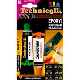 EPOXY GLUE TECHNICQLL UNIVERSAALNE 2x20ml
