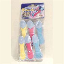 Clothespins MAXI PLASTIKUST 6TK Clothespins MAXI PLASTIKUST 6TK