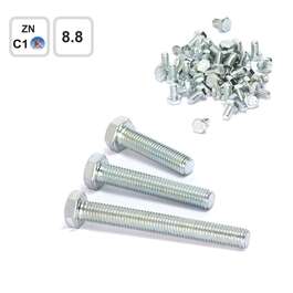 BOLT NOVIPRO ZN DIN 933 8,0X20/ 10tk BOLT NOVIPRO ZN DIN 933 8,0X20/ 10tk