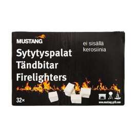 TULESÜÜTAJA PARAFIINIL MUSTANG VALGE/ 32tk TULESÜÜTAJA PARAFIINIL MUSTANG VALGE/ 32tk