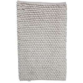 BATHROOM CARPET LOTUS BUTTON 50X80cm ECRU