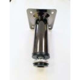 Table leg 30x100 mm with plate, black chrome Table leg 30x100 mm with plate, black chrome