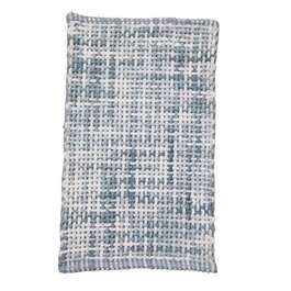 BATHROOM CARPET LOTUS BRAID 50X80cm SININE