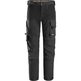 WORK PANTS  SNICKERS AllRoundWork STRETCH BLACK 56