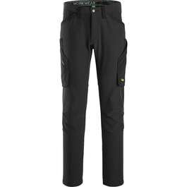 WORK PANTS  SNICKERS FlexiWork Stretch BLACK 48