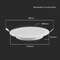 RIPPLAEVALGUSTI VT-SAMSUNG 12W LED 1200lm 170/150 RIPPLAEVALGUSTI VT-SAMSUNG 12W LED 1200lm 170/150