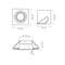 RIPPLAEVALGUSTI VIDEX 89x89mm 30W GU10 IP20 MUST