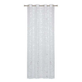 CURTAIN WUSTE ÖÖSIDEGA 140X260CM VALGE