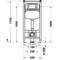 WC SEINASISENE RAAM DURAVIT WD1029000000