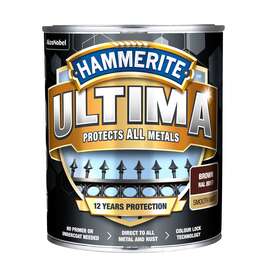 METAL PAINT HAMMERITE ULTIMA MATT PRUUN 0,7L