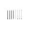 SURVEVOOLIK 10M-1/2FX50 CM L15,5 MATT MUST(2tk)