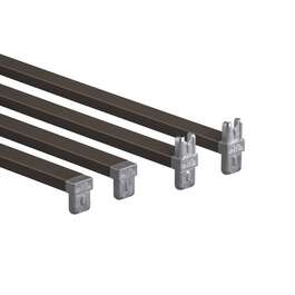 BAASLATT ELFA 450x20x44mm GRAFIIT/ 4tk