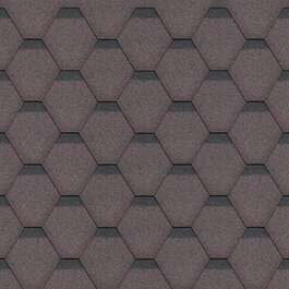 KATTOHUOPA  ROCK HEXAGONAL PRUUN/ 3m²