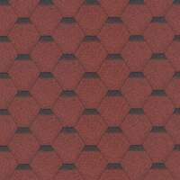 KÄRGKATE ROCK HEXAGONAL PUNANE/ 3m²