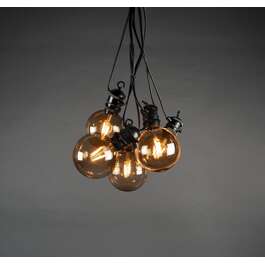 VALGUSKETT SOLAR BULBS 10 LED IP44 DIM+HÄMARAANDUR