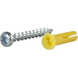 PLASTTÜÜBEL 8,0x40 KRUVIGA 5,0x50/ 8tk