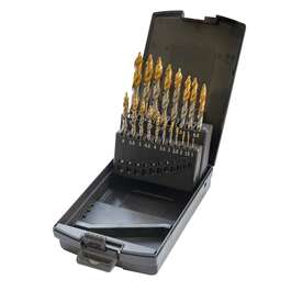 PUURIDE KOMPLEKT HSS STEP BSC TITANIUM 1-10MM 19TK