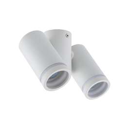 LIGHT FIXTURE  JET SET 2x10W LED GU10 VALGE