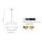 VALGUSTI TRIO JUTA 15W E27 LED VÄRVILINE VALGUSTI TRIO JUTA 15W E27 LED VÄRVILINE