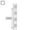 SEINASIIN KAHEKORDNE INTEGRI 2000mm VALGE SEINASIIN KAHEKORDNE INTEGRI 2000mm VALGE