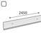 SEINASIIN HORISONTAALNE INTEGRI 2450x43mm VALGE SEINASIIN HORISONTAALNE INTEGRI 2450x43mm VALGE