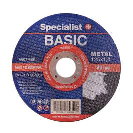 LÕIKEKETAS SPECIALIST BASIC 125X1.0X22MM METALL
