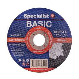 LÕIKEKETAS SPECIALIST BASIC 125X1.0X22MM METALL
