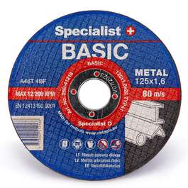 LÕIKEKETAS SPECIALIST BASIC 125X1.6X22MM METALL