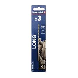 METAL DRILL BIT  SPECIALIST LONG HSS 3,0X63/100MM