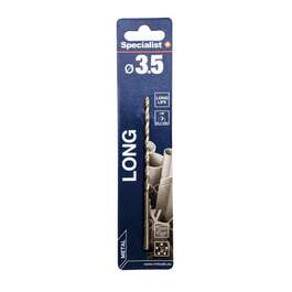 METAL DRILL BIT  SPECIALIST LONG HSS 3,5X73/112MM