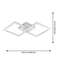 VALGUSTI HUERTA 20W LED IP20 SOE VALGE VALGUSTI HUERTA 20W LED IP20 SOE VALGE