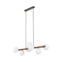 VALGUSTI ESTERA WOOD 7x8W G9 LED VALGE/PRUUN