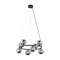 VALGUSTI ANABELLE 8x8W G9 LED GRAFIIT/MUST VALGUSTI ANABELLE 8x8W G9 LED GRAFIIT/MUST