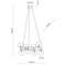 VALGUSTI ANABELLE 8x8W G9 LED GRAFIIT/MUST VALGUSTI ANABELLE 8x8W G9 LED GRAFIIT/MUST