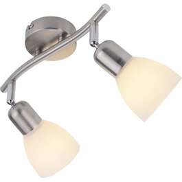 Valaisin Karo 2x40W E14 LED IP20 teräs