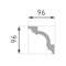 KATTOLISTA  96X96X2000 LUX E-16/ 2tk