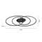 VALGUSTI LUMACA 35W LED 1650lm 3000K MUST VALGUSTI LUMACA 35W LED 1650lm 3000K MUST