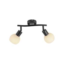 Light Fixture LOKI 2x5W E14 LED 860lm 3000K Black