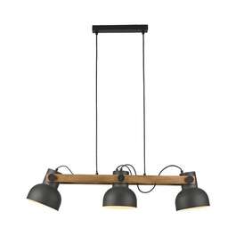VALGUSTI CUP 2.0 3x60W E27 LED MUST/PUIT/TERAS