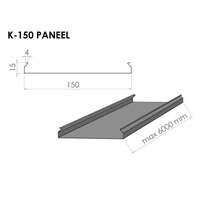 RIPPLAE PANEEL AL.K-150 VALGE 142MM
