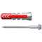 PLASTIC DOWEL FISCHER 10X50MM DUOPOWER+6-KANT KRUVI/ 25tk PLASTIC DOWEL FISCHER 10X50MM DUOPOWER+6-KANT KRUVI/ 25tk