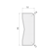DOOR MOLDING MDF 12X32X2200MM White