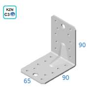 ANGLE BRACKET  90 X 90 X 65 MM TUGEVDATUD KZN 50 TK