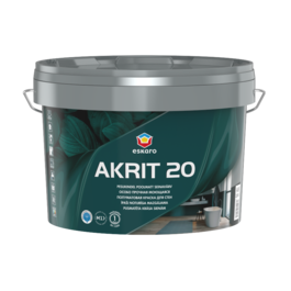 КРАСКА ДЛЯ СТЕН ESKARO AKRIT-20 2,85L ПОЛУМАТ КРАСКА ДЛЯ СТЕН ESKARO AKRIT-20 2,85L ПОЛУМАТ