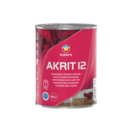 КРАСКА ДЛЯ СТЕН ESKARO AKRIT-12 0,95L ПОЛУМАТ КРАСКА ДЛЯ СТЕН ESKARO AKRIT-12 0,95L ПОЛУМАТ