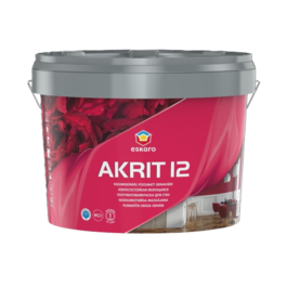 КРАСКА ДЛЯ СТЕН ESKARO AKRIT-12 9,5L ПОЛУМАТ КРАСКА ДЛЯ СТЕН ESKARO AKRIT-12 9,5L ПОЛУМАТ
