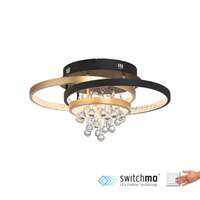 VALGUSTI ROTAZO 37W LED 1600lm 3000K MUST/MESSING