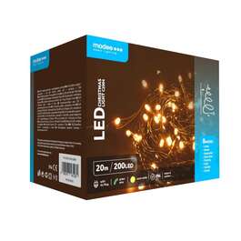 JOULUVALAISTUS MODEE C2004 200LED 3,6W 20m IP44