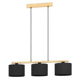 VALGUSTI CASTRALVO 3x40W E27 MUST/PUIT