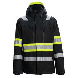 WINTER JACKET  WORTEX 954 POLAR BLACK/YELLOW  M